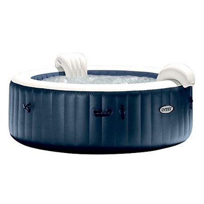 Intex Piscina SPA Hidromasaje Bubble Massage 216 x 71 cm 6 plazas de Exterior con Accesorios