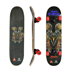 WIN.MAX Completo Skateboard para Principiantes 31"x8" 7 Capas Monopatín de Madera de Arce con rodamientos ABEC-7 Tabla de Skateboard(Griffin) características