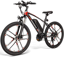 Bicicleta Eléctrica de Montaña Ciclomotor 26 Pulgadas con Motor de 350W Autonmia de 80KM Bateria de Litio 48V 8AH Marco de Aluminio Frenos de Disco 3  precio