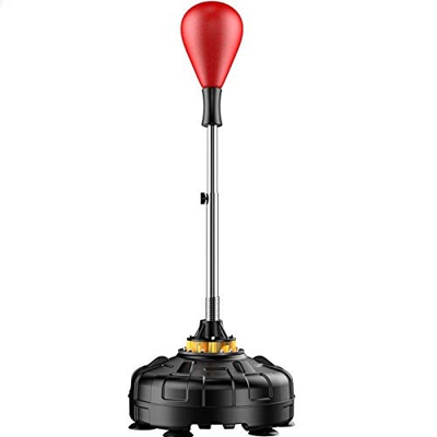 NIMO Saco de Boxeo de pie Punching Ball con Base Estable para Entrenar Reflejos,Bola de Velocidad,Coordinación Ajustable en Altura para niños ,Jovenes