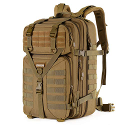 MOSISO 50L Mochila Táctica, Hombres Grandes Poliéster 1000D Mochila de Asalto de 3 Días Molle Militar Bolsa e Hombro para Al Aire Libre Senderismo Caz precio