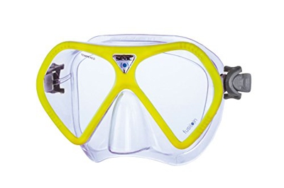 SEAC Fusion MD Máscara, Unisex, Amarillo, No Talla