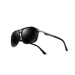kimorn Gafas De Sol Polarizado Para Los Hombres Marco Cuadrado Unisexo Deportes Al Aire Libre Gafas Clásico K0623 (Mate-Negro&Gris) en oferta
