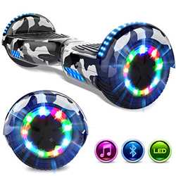 GeekMe Hoverboards 6.5 '' Self Balance Scooter Las Ruedas LED Luces, Scooter eléctrico con Bluetooth - Patinete Eléctrico 2 * 350W en oferta