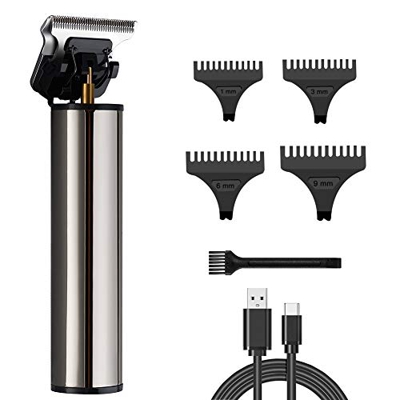 Hombres Cortadora de Cabello, Profesional Cortapelos para Hombres Maquina de Cortar Pelos Cortadora de Barba, Máquina Cortar Pelo Inalámbrico con LED 