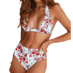 DURINM Traje De Baño Mujer Sexy Bañador de Baño Conjunto de Bikini Push up Sujetador Acolchado Bikini para Mujeres Estampado Acolchado Baño Ropa de Pl precio
