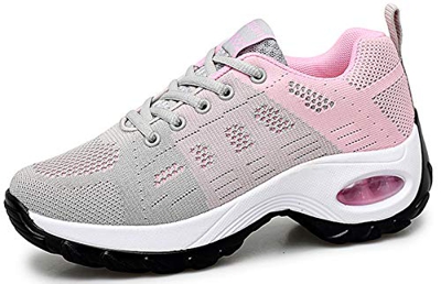 2020 Zapatos cuña Mujer Zapatillas de Deportivas Plataforma Mocasines Primavera Verano Planas Ligero Tacon Sneakers Cómodos Zapatos para Mujer Negro G