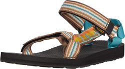 Teva Original Universal, Sandalias de Punta Descubierta para Mujer, Multicolor (Cactus Sunflower Csnf), 37 EU en oferta
