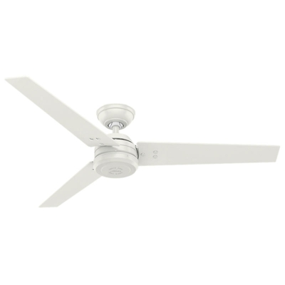 Hunter Protos ventilador blanco/estriado claro