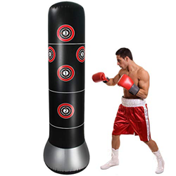 Saco de boxeo hinchable para niños y adultos, 160 cm, para karate, fitness, MMA, para boxeo en oferta