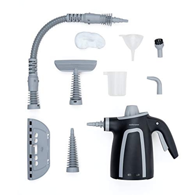 Mellerware Limpiador a Vapor de Mano Fush!, Vaporeta de Limpieza Hogar 1050W Limpiador portátil Multiuso Tanque 380mL 9 Accesorios para Hogar: Baño Co