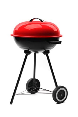 SweedZ - Barbacoa de carbón vegetal con tapa, altura 72 cm
