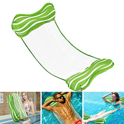 Aiglam Hamaca Flotante, Silla Inflable de Flotación 4 en 1 para Adultos, Hamaca Piscina Silla Cama Flotante Hamaca de Agua de Piscina Inflable con Inc en oferta