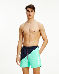 Tommy Jeans - Bañador Bermuda De Hombre Bicolor en oferta