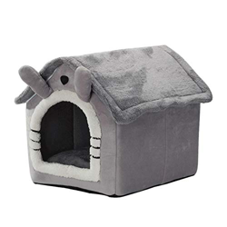 Caseta para gato, caseta para perro, gato, con cojín extraíble, cesta para gato, caseta para gato, color gris precio