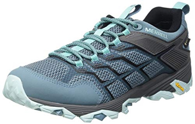 MERRELL MOAB FST 2 GTX, Zapatillas Tiempo Libre y Senderismo Mujer, Blue Smoke Azul, 36 EU