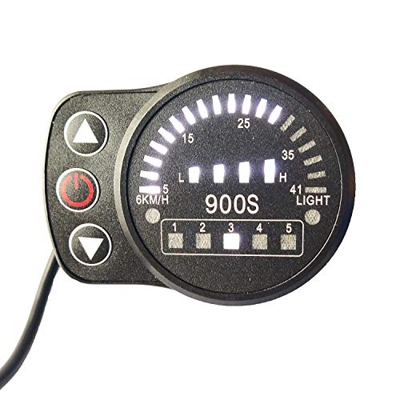 Schuck Electric Bicicleta Accesorios de conversión Pantalla LED Kit Ebike 24V 36V 48V Bicicleta eléctrica KT LED900S Panel Controlador de Pantalla par