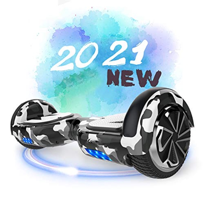 SOUTHERN-WOLF Hoverboard, Patinete Eléctrico Hoverboard, Hover 6.5 Pulgadas Board Leds, Potente batería de Litio, Bluetooth, Self Balancing, monopatín