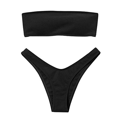 CharMma - Bañador para mujer Negro-2 S