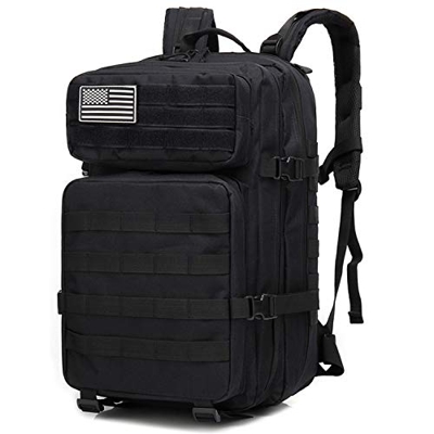 Mochila Táctica Militar Molle Impermeable 45L Mochila de Gran Capacidad Bolsa de Senderismo Mochila Multifunción, para Trekking Senderismo Viaje Campi