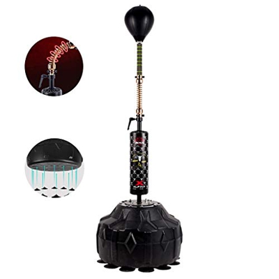 Bola de velocidad de boxeo vertical,Saco Boxeo Pie con Bolas de Velocidad,Objetivo de reacción de rebote de alta velocidad,Altura ajustable 150cm~180c