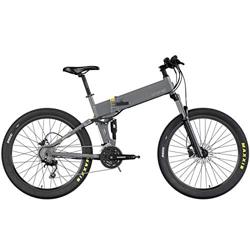 LEGEND EBIKES ETNA Smart Bicicleta eléctrica de montaña Plegable, Unisex Adulto, Gris Titanium, 36V 14Ah características
