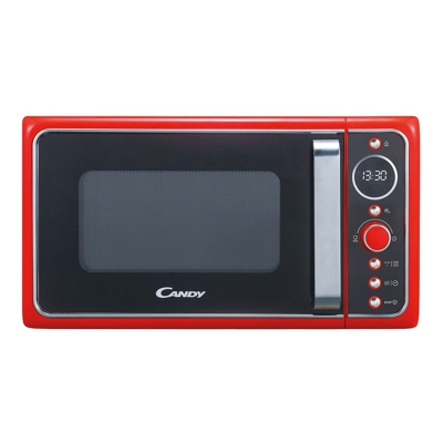 Candy - Microondas DIVO G20CR Con Capacidad De 20 Litros Y Grill Rojo
