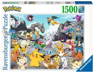 PUZZLE DE POKEMON CON PIKACHU 1500 PIEZAS RAVENSBURGER 16784 POKEMON CLASSICS