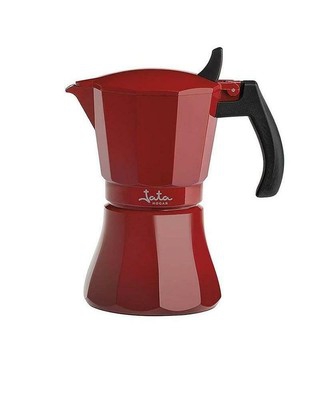 Cafetera Italiana Jata Hogar HCAF2006/ 6 Tazas/ Roja Vulcano