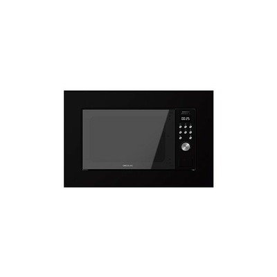 Cecotec Microondas encastrable Digital GrandHeat 2050 Built-In Steel Black. Pote