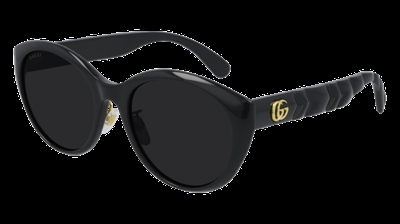 Gucci Sonnenbrille GG0814SK  001 Schwarz - Grau - Frau