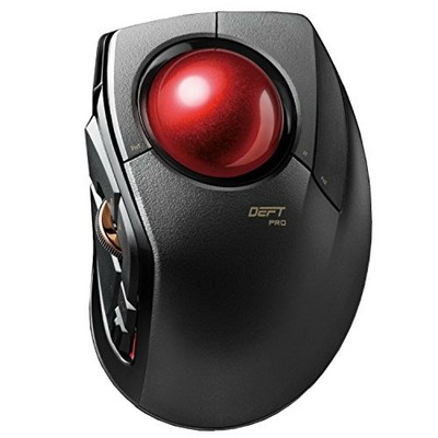 Elecom Trackball Ratón Cableado Bluetooth Inalámbrico M-dpt1mrxbk 8button Nuevo