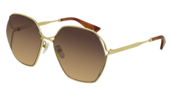 Gucci Gafas de sol GG0818SA 002 Marrón dorado Mujer precio