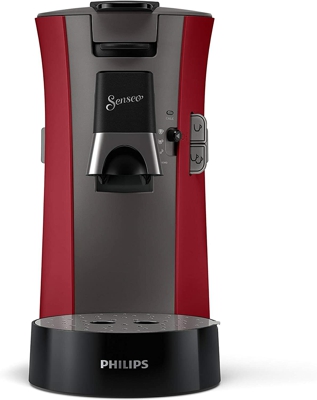 Philips CSA240/91 cafetera eléctrica en cápsulas SENSEO select - Rojo intenso