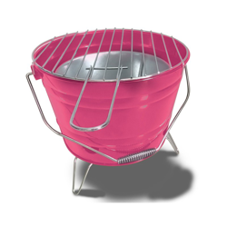 Activa Griglia Barilotto Zincato Grillkübel Falò Feuereimer Fucsia en oferta