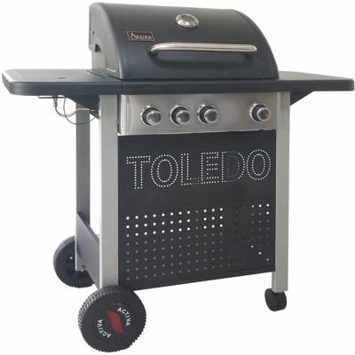 Activa Griglia Grill Gas Coraggio Toledo 400, Gas 4 Bruciatore