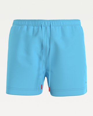 Tommy Jeans - Bañador Bermuda De Hombre Azul Claro Estampado