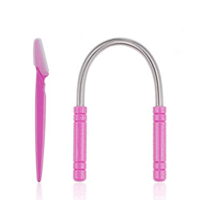 Volking Muelle para depilación, depilador Facial, depiladora Facial con recortador de Cejas para mejillas, Labios y Vello no Deseado