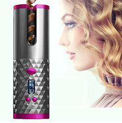 Zagon rizador de pelo eléctrico inalámbrico para rizos automático batería pantalla LCD con carga USB Temperatura regulable y 6 modos de Temporizador c precio