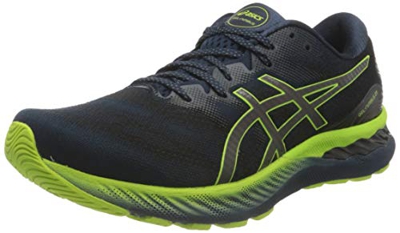 Asics Gel-Nimbus 23, Road Running Shoe Hombre, French Blue/Lite-Show, 43.5 EU