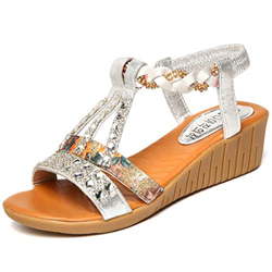 Sandalias Mujer Sandalias Mujer Verano 2019 Sandalias Planas Sandalias de Vestir Playa Chanclas para Mujer Zapatos Sandalias de Punta Abierta Roma Cas características
