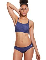 SYROKAN Bikini Natación Mujer Deportivo Bañador Dos Piezas con Relleno Azul Marino M precio