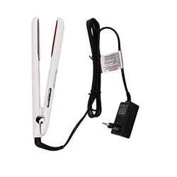 Qkiss Plancha de pelo por ultrasonido, con pantalla LCD, ondas frías, herramienta de peinado (blanco UE) precio