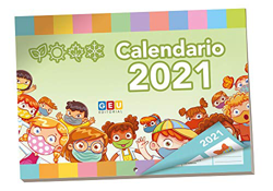 Calendario infantil de pared 2021 (Educación Infantil y Primaria) en oferta