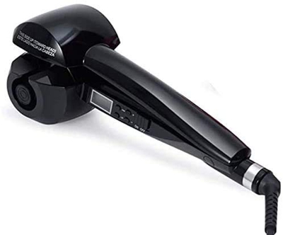 Double Beauty Rizador de pelo automático, rizador de pelo con pantalla LCD, de cerámica, rizos ajustables, alta calidad (negro)