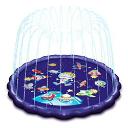 TrekPow Aspersor de Almohadilla de Salpicadura 68inch para Niños Pequeños de 3 Años+, Splash Pad Inflable Acuático con Rociador Altura Ajustable para  precio