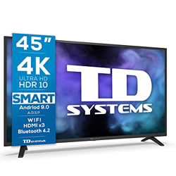 TD Systems K45DLJ12US 45" LED UltraHD 4K características