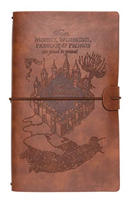 Grupo Erik CTBV001 - Cuaderno de viaje, Cuaderno de notas de cuero Harry Potter, 12x19,6x1,7 cm