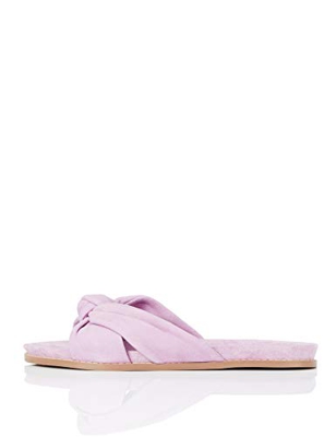 Marca Amazon - Find. Sandalias abiertas para mujer Knot Footbed, color Rosa, talla 37 EU