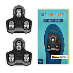 Alphatrail Look Keo Carretera Cleats Alfred I 0° Float I Puntos de Contacto Antideslizantes I Incl. el Kit de Montaje I Compatible con los Pedales de  precio